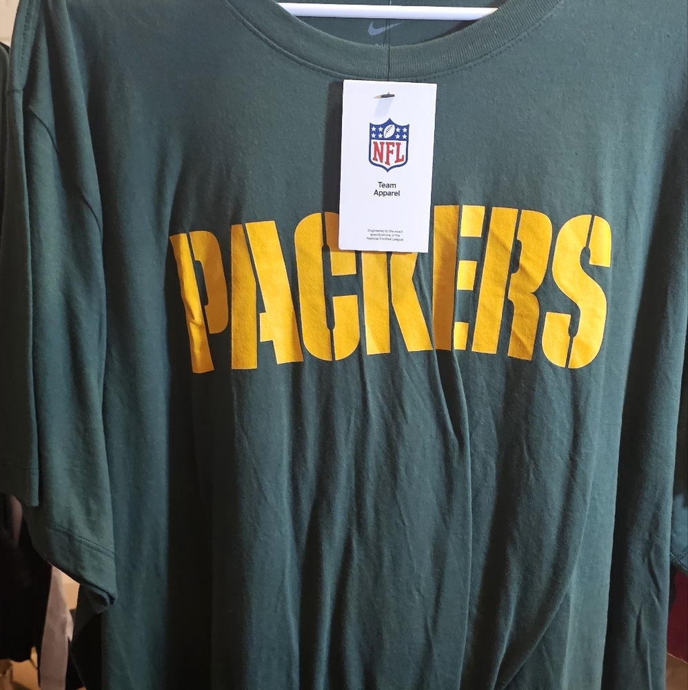 Nike Green and Yellow NFL Tee